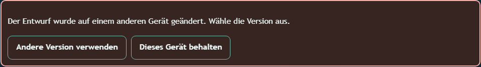 Ansicht von Tests und Entwürfe verwalten (9)